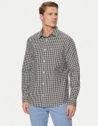 Tommy Jeans Риза Poplin Check DM0DM21115 Regular Fit