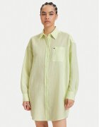 Tommy Jeans Рокля тип риза DW0DW22344 Светлосиньо Relaxed Fit