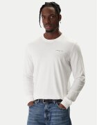 Tommy Jeans Тениска с дълъг ръкав Chest Linear DM0DM21594 Екрю Regular Fit