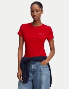 Tommy Jeans Тишърт Ess Logo DW0DW23479 Slim Fit