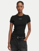 Tommy Jeans Тишърт Script Rib DW0DW22809 Slim Fit