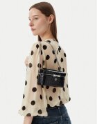 Tory Burch Дамска чанта Charlie Embossed 185868