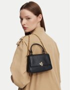 Tory Burch Дамска чанта Charlie Quilted Mini Top Handle Chain Wallet 186032