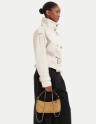 Tory Burch Дамска чанта Fleming Suede Pochette 185797