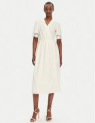 Twinset Ежедневна рокля 251TT2091 Екрю Loose Fit