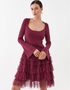 Twinset Коктейлна рокля 232TP3051 Regular Fit