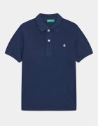United Colors of Benetton Тениска с яка и копчета 3089C300Q Regular Fit
