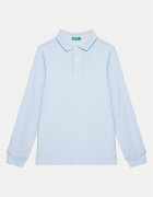 United Colors of Benetton Тениска с яка и копчета 3089C300Z Regular Fit