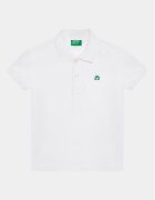 United Colors of Benetton Тениска с яка и копчета 3089G3008 Regular Fit