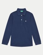 United Colors of Benetton Тениска с яка и копчета 3089G3009 Regular Fit