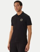 Versace Jeans Couture Тениска с яка и копчета 80GAGT19 CJ01T Regular Fit