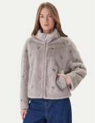VICOLO Кожено палто TF0047 Regular Fit