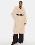 Yes London Кожено палто ECO/024 Бежов Regular Fit