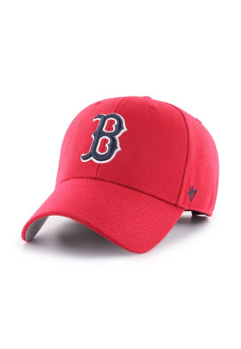 47brand Шапка MLB Boston Red Socks в червено с апликация - Pepit.bg