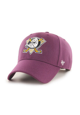 47brand Шапка NHL Anaheim Ducks в лилаво с апликация 0 - Pepit.bg