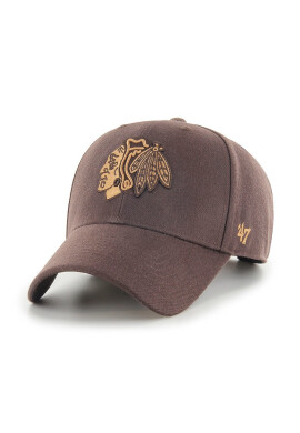 47brand Шапка Chicago Blackhawks в черно с апликация - Pepit.bg