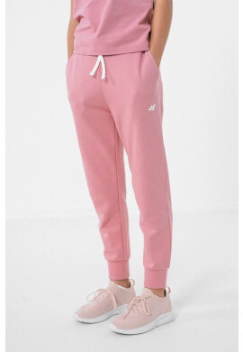 4F Детски спортен панталон в розово меланж на - Pepit.bg