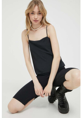 Abercrombie & Fitch Блуза в черно с изчистен дизайн - Pepit.bg