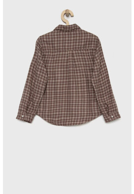 Abercrombie & Fitch Детска риза в кафяво - Pepit.bg