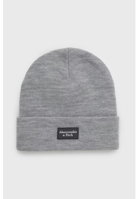 Abercrombie & Fitch Детска шапка в сиво с фина плетка - Pepit.bg
