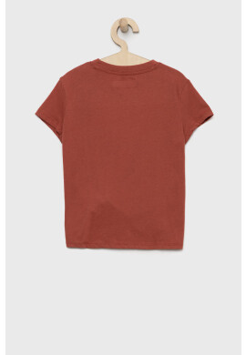 Abercrombie & Fitch Детска тениска в червено - Pepit.bg