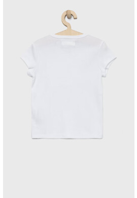 Abercrombie & Fitch Детска тениска в бяло - Pepit.bg