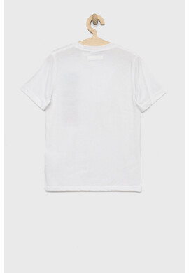 Abercrombie & Fitch Детска тениска в бяло с принт - Pepit.bg