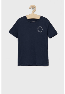 Abercrombie & Fitch Детска тениска в тюркоазено с принт - Pepit.bg
