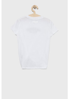 Abercrombie & Fitch Детска тениска в бяло - Pepit.bg