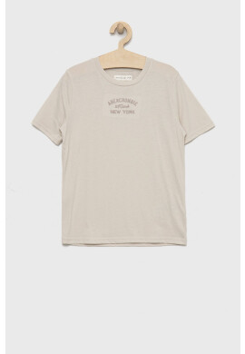 Abercrombie & Fitch Детска тениска в бежово с апликация - Pepit.bg