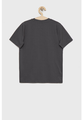 Abercrombie & Fitch Детска тениска в сиво с принт - Pepit.bg