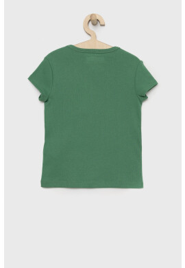 Abercrombie & Fitch Детска тениска в зелено - Pepit.bg