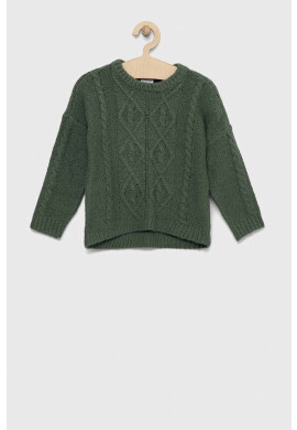 Abercrombie & Fitch Детски пуловер в зелено от лека материя - Pepit.bg