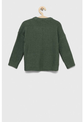 Abercrombie & Fitch Детски пуловер в зелено от лека материя - Pepit.bg