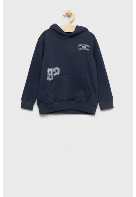 Abercrombie & Fitch Детски суичър с качулка с принт - Pepit.bg