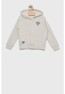 Abercrombie & Fitch Детски суичър в сиво с изчистен дизайн - Pepit.bg
