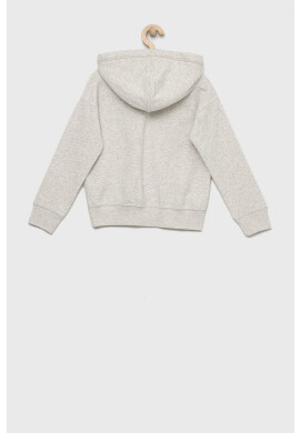 Abercrombie & Fitch Детски суичър в сиво с изчистен дизайн - Pepit.bg