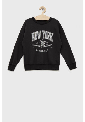 Abercrombie & Fitch Детски суичър в сиво с изчистен дизайн - Pepit.bg