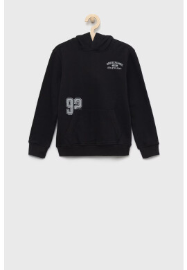 Abercrombie & Fitch Детски суичър в сиво с изчистен дизайн - Pepit.bg