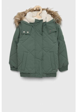 Abercrombie & Fitch Детско яке в зелено - Pepit.bg