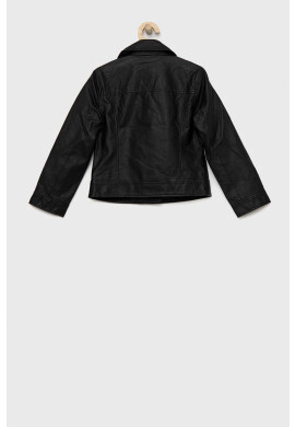 Abercrombie & Fitch Детско рокерско яке в черно - Pepit.bg
