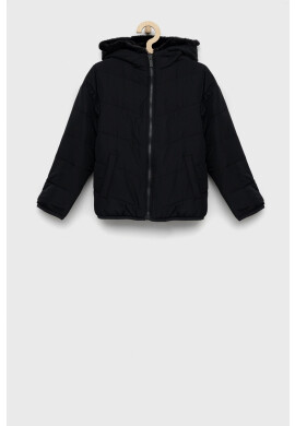 Abercrombie & Fitch Детско яке с две лица в черно - Pepit.bg