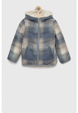 Abercrombie & Fitch Детско яке с две лица в синьо - Pepit.bg