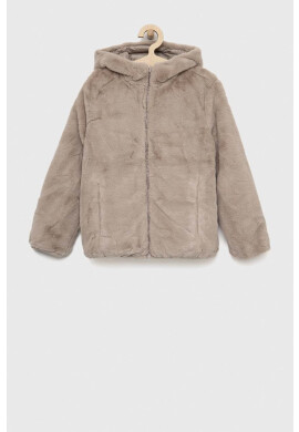 Abercrombie & Fitch Детско яке с две лица в сиво - Pepit.bg