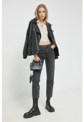 Abercrombie & Fitch Дънки в с висока талия - Pepit.bg