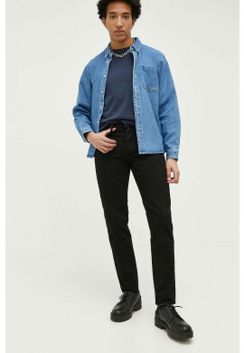Abercrombie & Fitch Дънки 90's Slim в черно - Pepit.bg