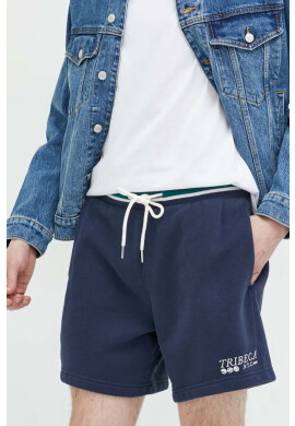 Abercrombie & Fitch Къс панталон в тъмносиньо - Pepit.bg