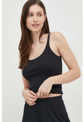 Abercrombie & Fitch Пижамен топ в черно - Pepit.bg