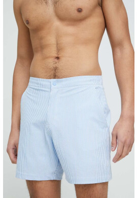 Abercrombie & Fitch Плувни шорти в синьо - Pepit.bg