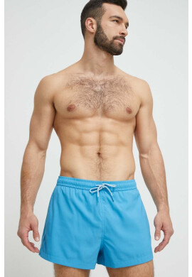Abercrombie & Fitch Плувни шорти в синьо - Pepit.bg